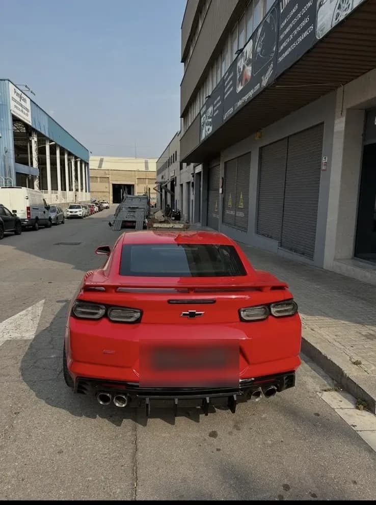 Chevrolet Camaro SS rojo